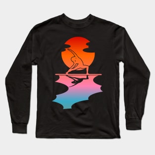 Paddle board yoga Long Sleeve T-Shirt